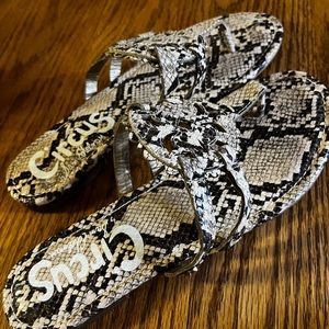 Circus by Sam Adelina python sandals